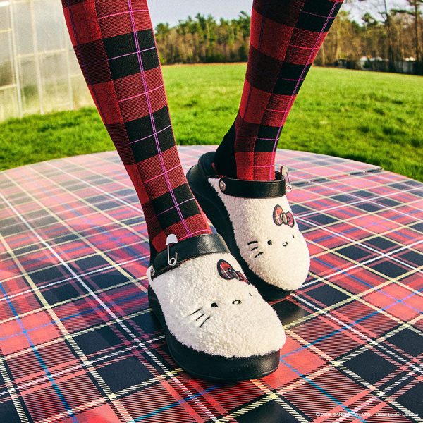 Hello Kitty Delray Clog - White/Black - Image 2