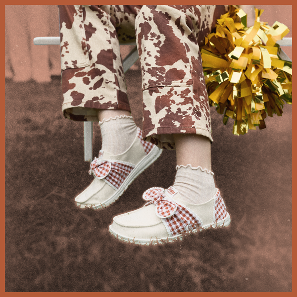 Wendy Bow Texas Longhorns - Wheat/Burnt Orange - Image 2