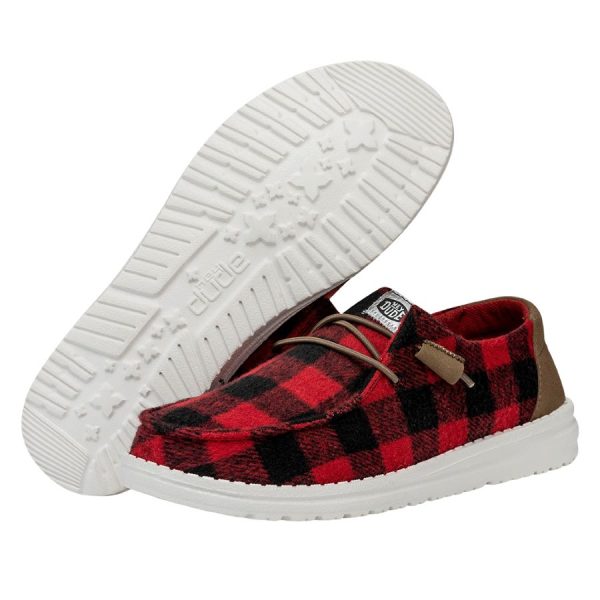 Wendy Buffalo Plaid - Red and Black Plaid - Image 3