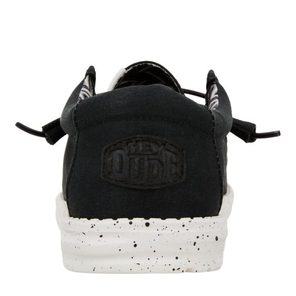 Wally Stretch Canvas Wide C Black/White - Image 5