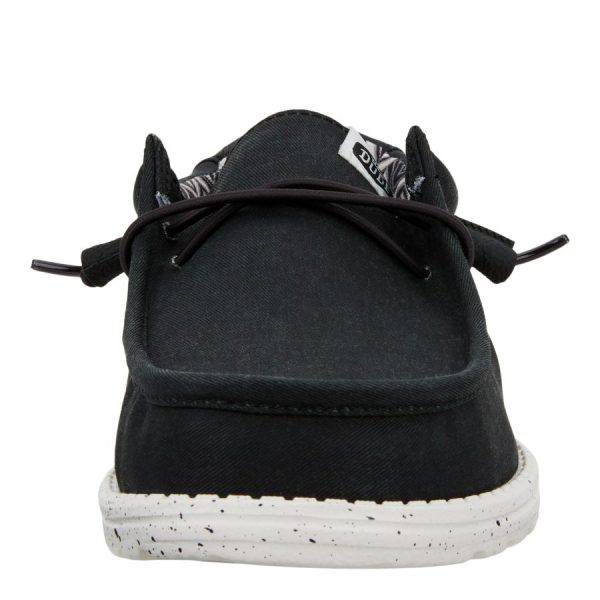 Wally Stretch Canvas Wide C Black/White - Image 4