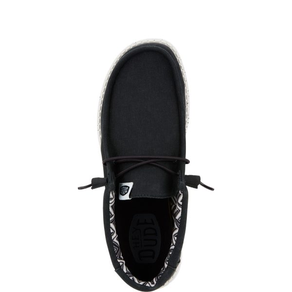 Wally Stretch Canvas Wide C Black/White - Image 6