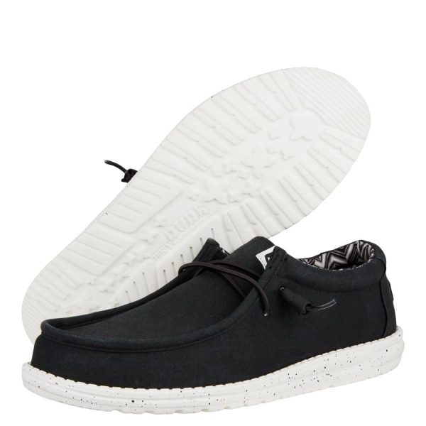 Wally Stretch Canvas Wide C Black/White - Image 3