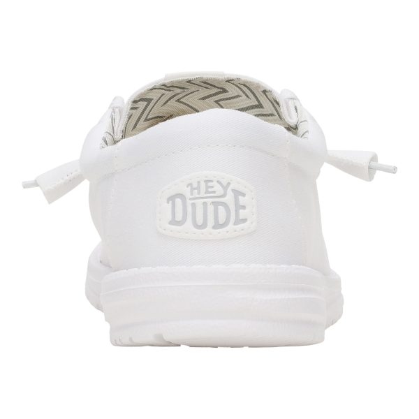 Wally Stretch Canvas Wide C White/White - Image 5