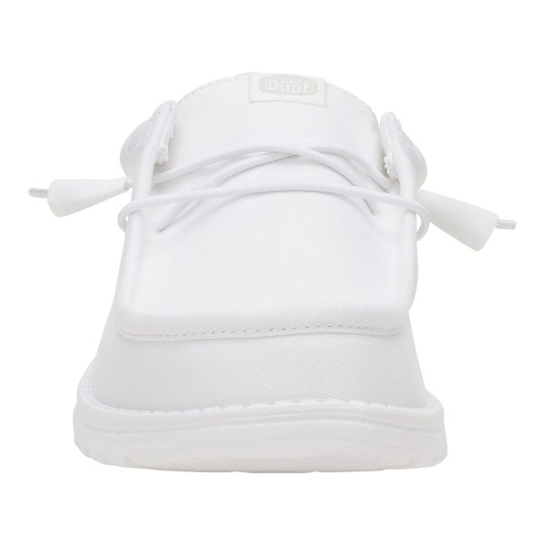 Wally Stretch Canvas Wide C White/White - Image 4