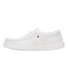 Wally Stretch Canvas Wide C White/White