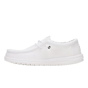Wally Stretch Canvas Wide C White/White