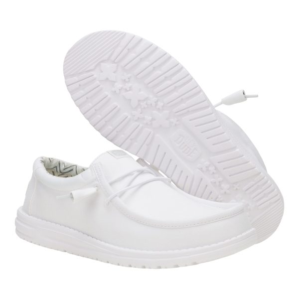 Wally Stretch Canvas Wide C White/White - Image 3