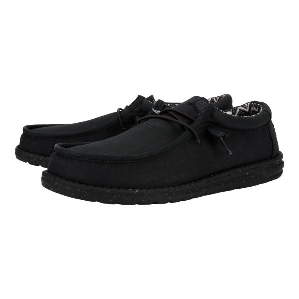 Wally Stretch Canvas Wide C Black/Black - Image 2