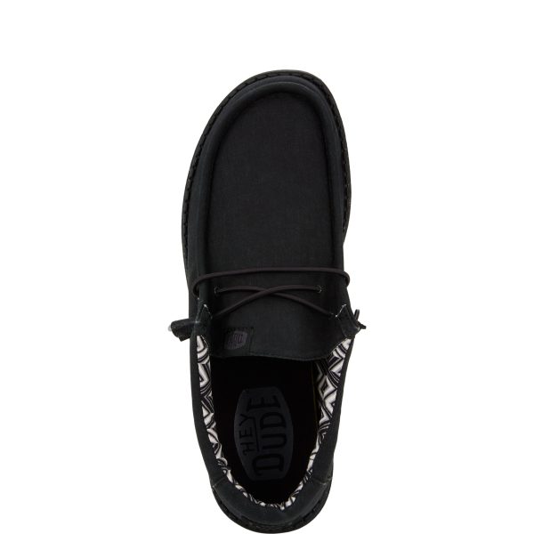 Wally Stretch Canvas Wide C Black/Black - Image 6