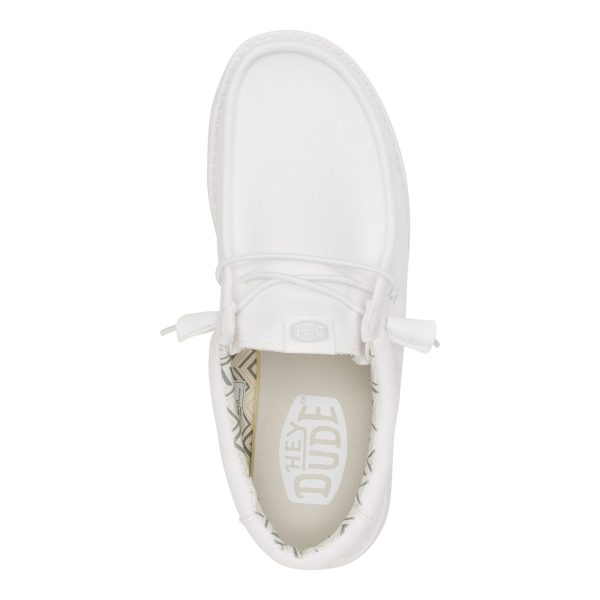 Wally Stretch Canvas Wide C White/White - Image 6