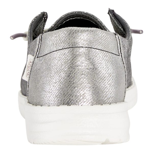 Wendy Metallic Sparkle Wide - Charcoal - Image 5