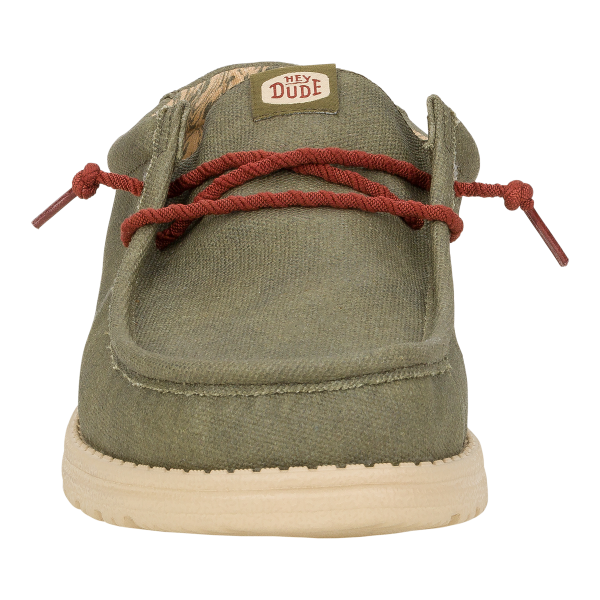 Wally Waxed Canvas Olive - Image 4