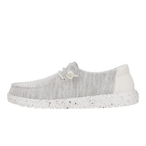 Wendy Stretch Sox Wide C Stone White