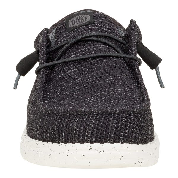 Wally Stretch Sox Wide C Black/White - Image 5