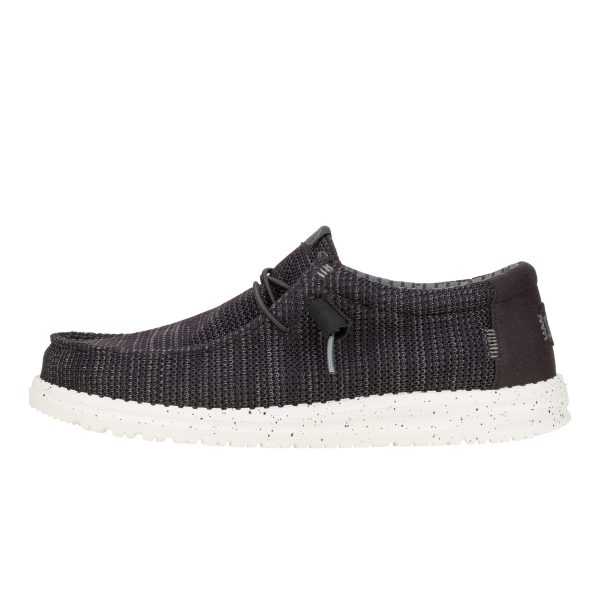Wally Stretch Sox Wide C Black/White
