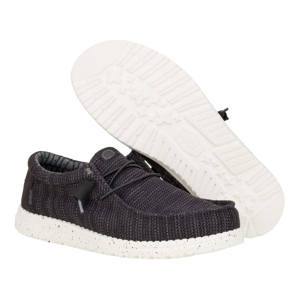 Wally Stretch Sox - Black/White - Image 5