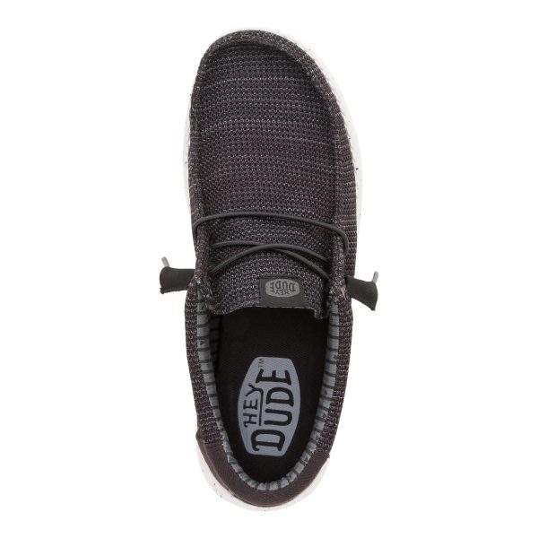 Wally Stretch Sox Wide C Black/White - Image 7