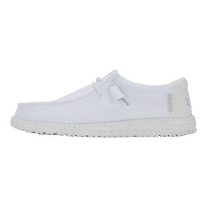 Wally Stretch Sox Wide C White