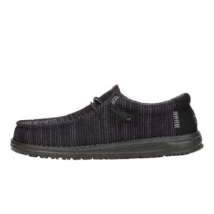 Wally Stretch Sox Wide C Black