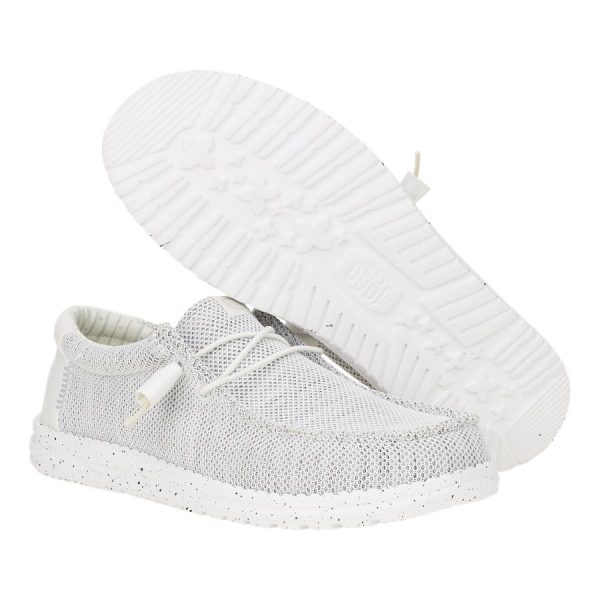 Wally Stretch Sox Wide C Storm White - Image 4