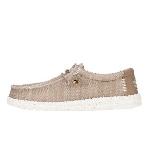 Wally Stretch Sox Wide C Tan