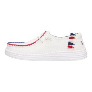 Wendy Espadrille Americana C White
