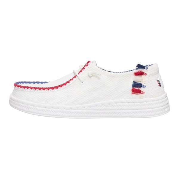Wendy Espadrille Americana C White