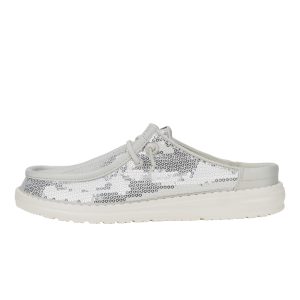 Wendy Slip Sequin C White