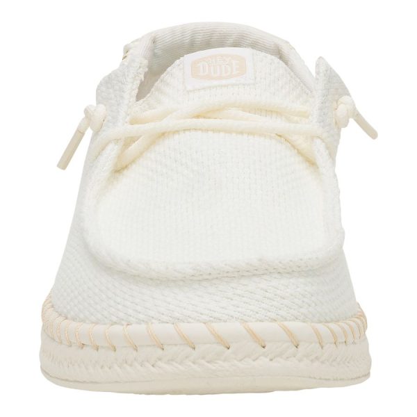 Wendy Espadrille Woven C White - Image 5