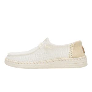 Wendy Espadrille Woven C White