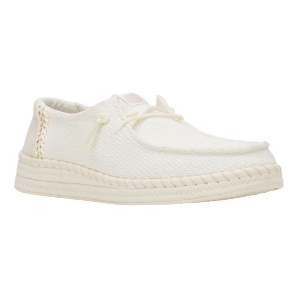 Wendy Espadrille Woven C White - Image 8