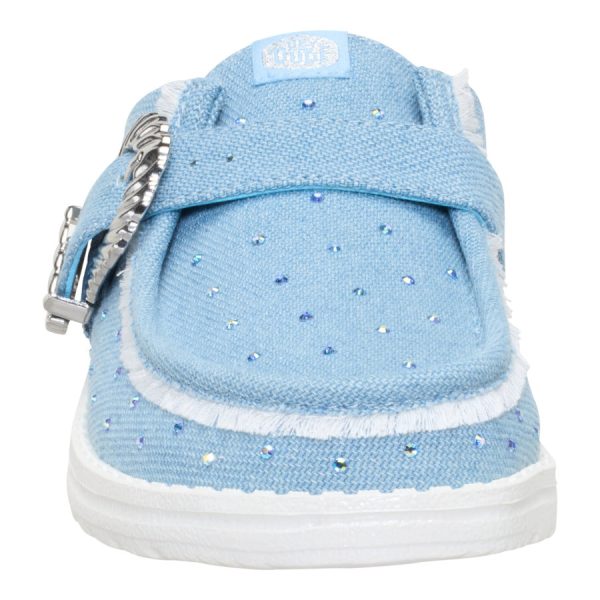 Wendy Slip Buckle Denim - Blue/Multi - Image 4