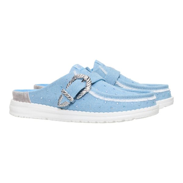 Wendy Slip Buckle Denim - Blue/Multi - Image 2
