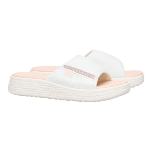 Tide Espadrille Slide C Off White/Tan - Image 2