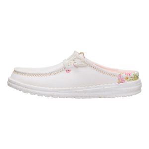 Wendy Slip Embroidered Floral C Off White