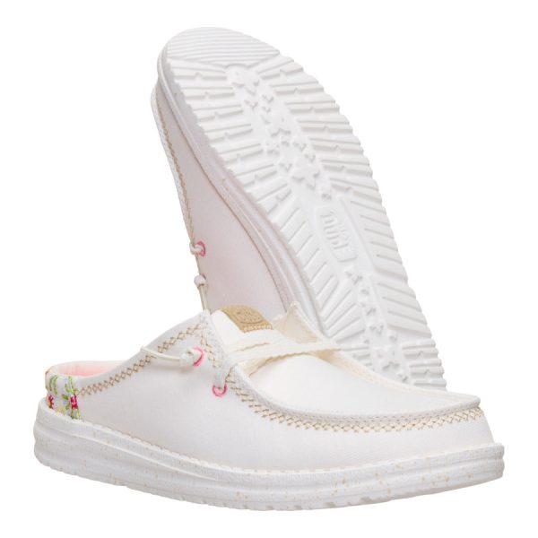 Wendy Slip Embroidered Floral C Off White - Image 3