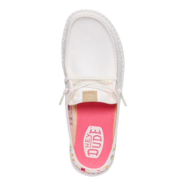 Wendy Slip Embroidered Floral C Off White - Image 6