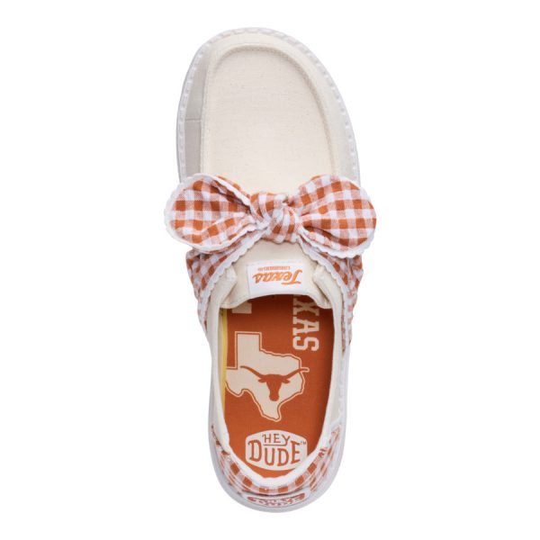 Wendy Bow Texas Longhorns - Wheat/Burnt Orange - Image 7