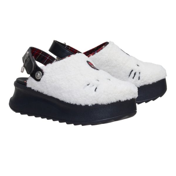 Hello Kitty Delray Clog - White/Black - Image 3