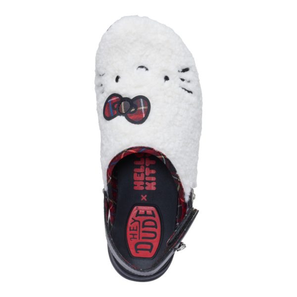 Hello Kitty Delray Clog - White/Black - Image 7