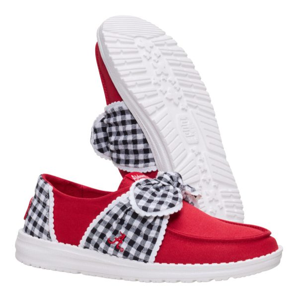 Wendy Bow Alabama Crimson Tide - Crimson/White - Image 4