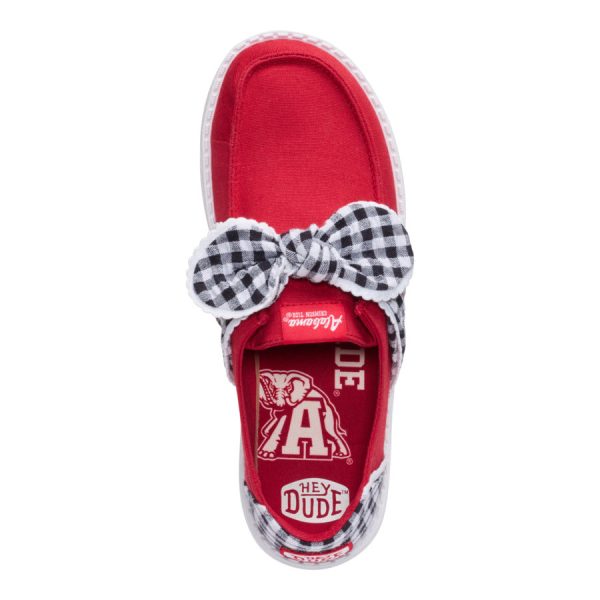 Wendy Bow Alabama Crimson Tide - Crimson/White - Image 7